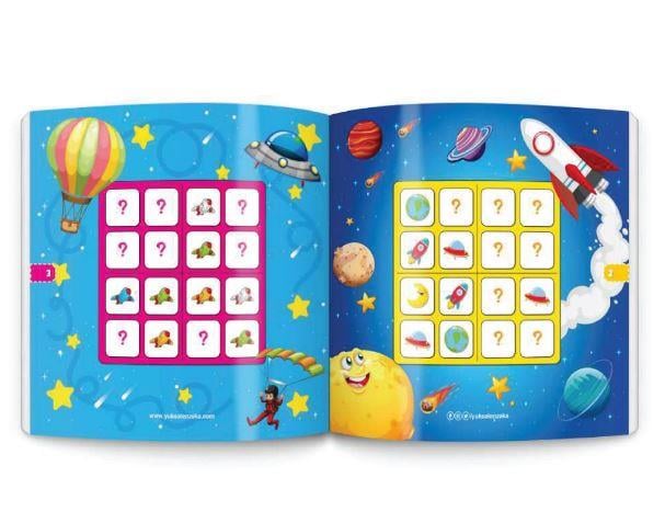 3-6 Yaş Stickerlı Sudoku Seti (260 Adet Sticker)