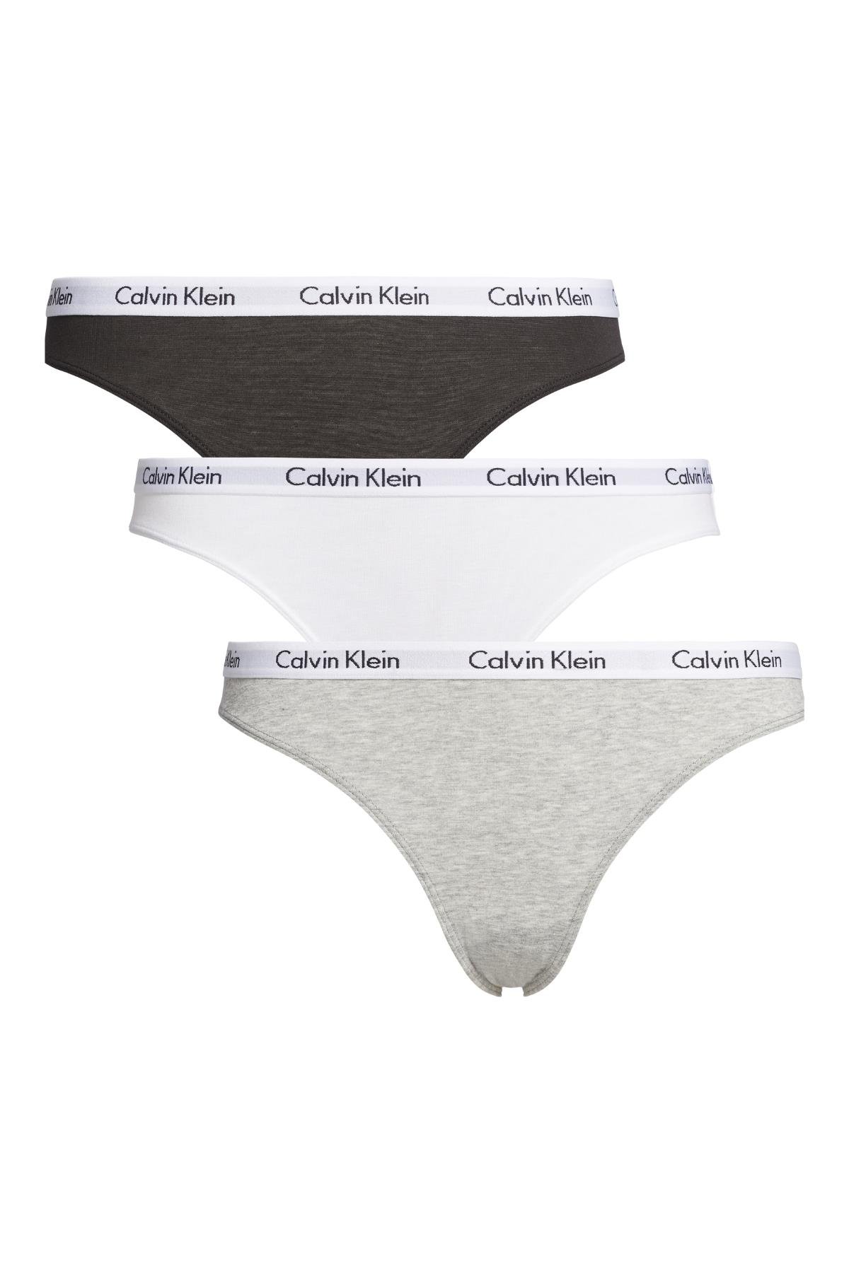 CALVIN KLEINKÜLOTCalvin Klein 3PK Bikini Külot | 000QD3588E999Gri | kuzeybrands.com Calvin Klein 3PK Bikini Külot