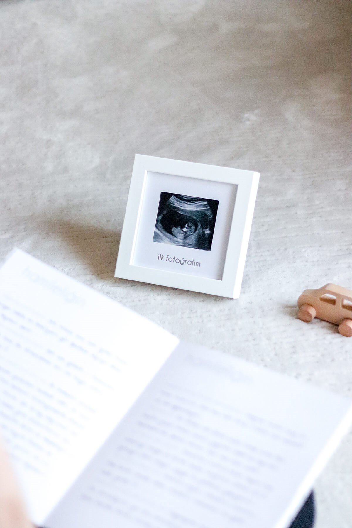BBM-3001ANNE & BEBEKİlk Fotoğrafım Bebek Ultrason Çerçevesi - Bebek Odası Fotoğraf ve Resim Anı ÇerçevesiFufizu