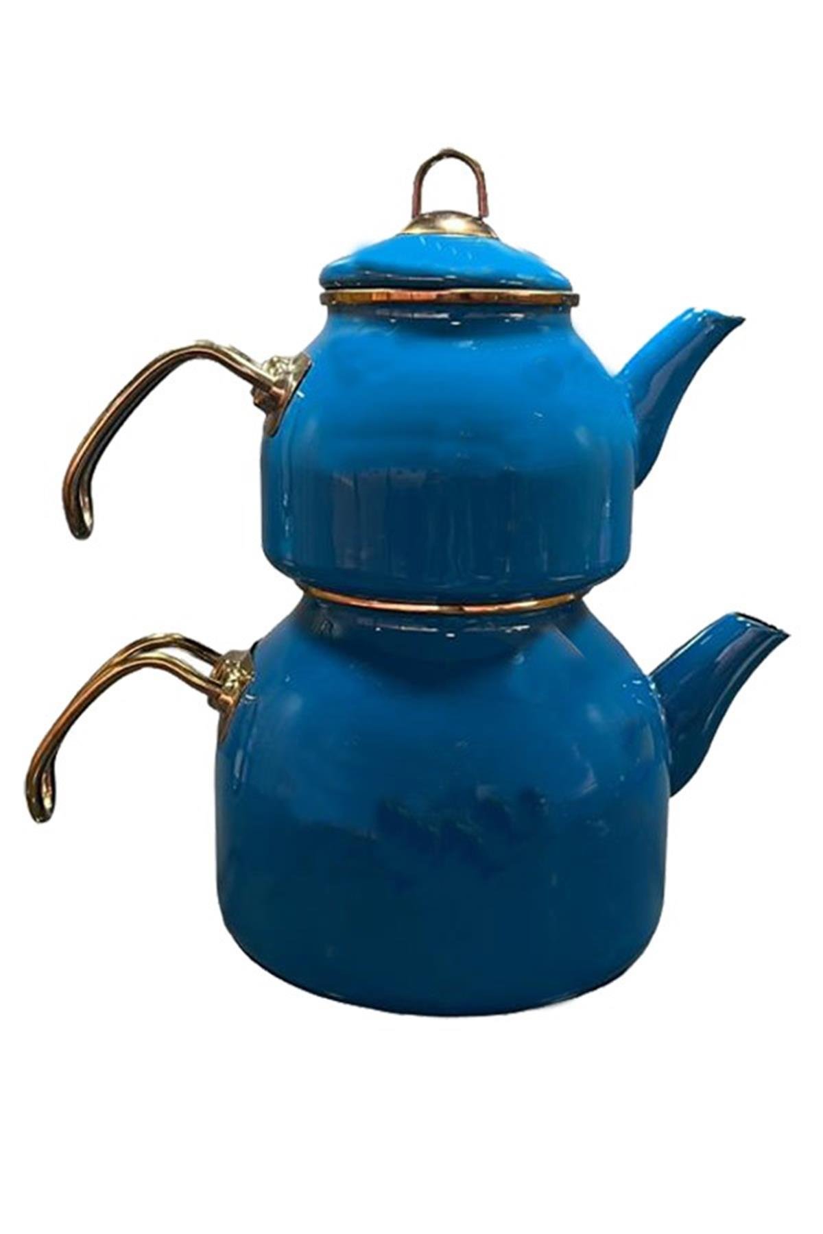 Emaye Çaydanlık Mavi