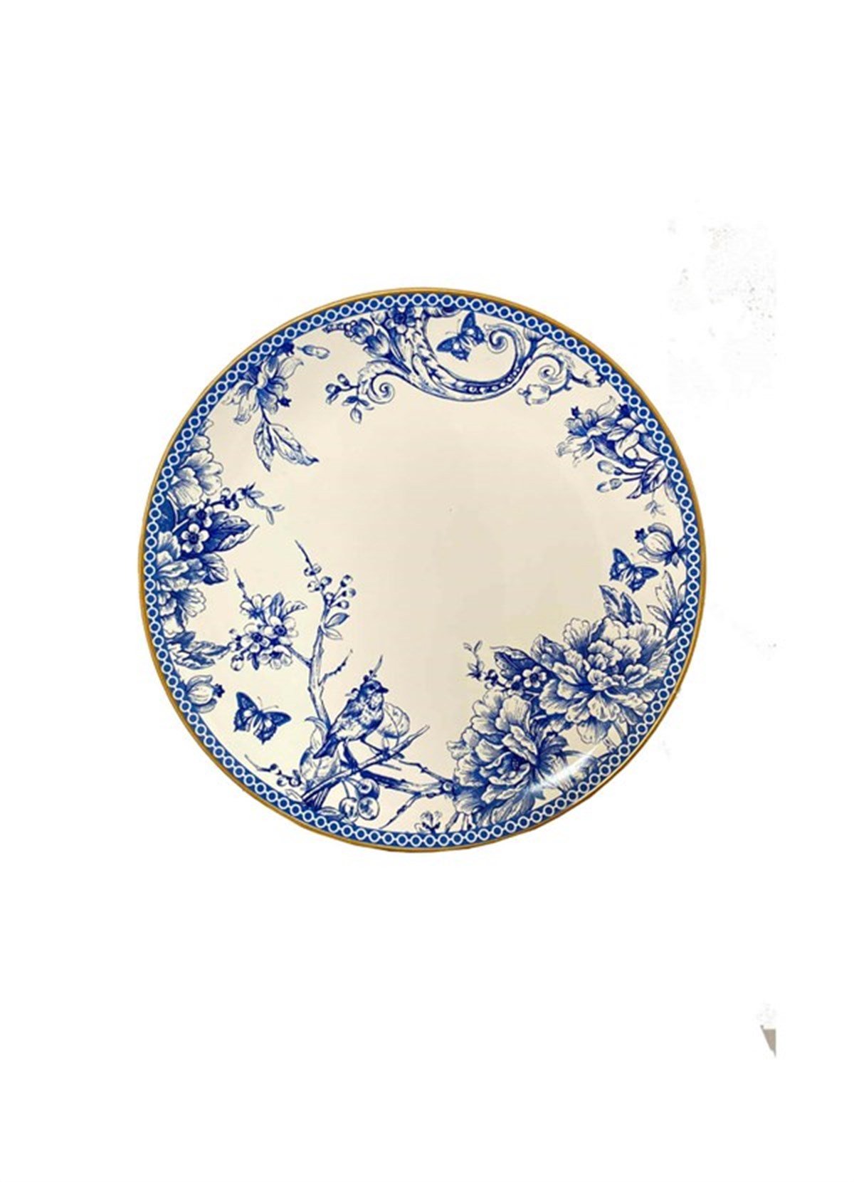 Stoneware Servis Tabağı 6 Adet Blue blanc