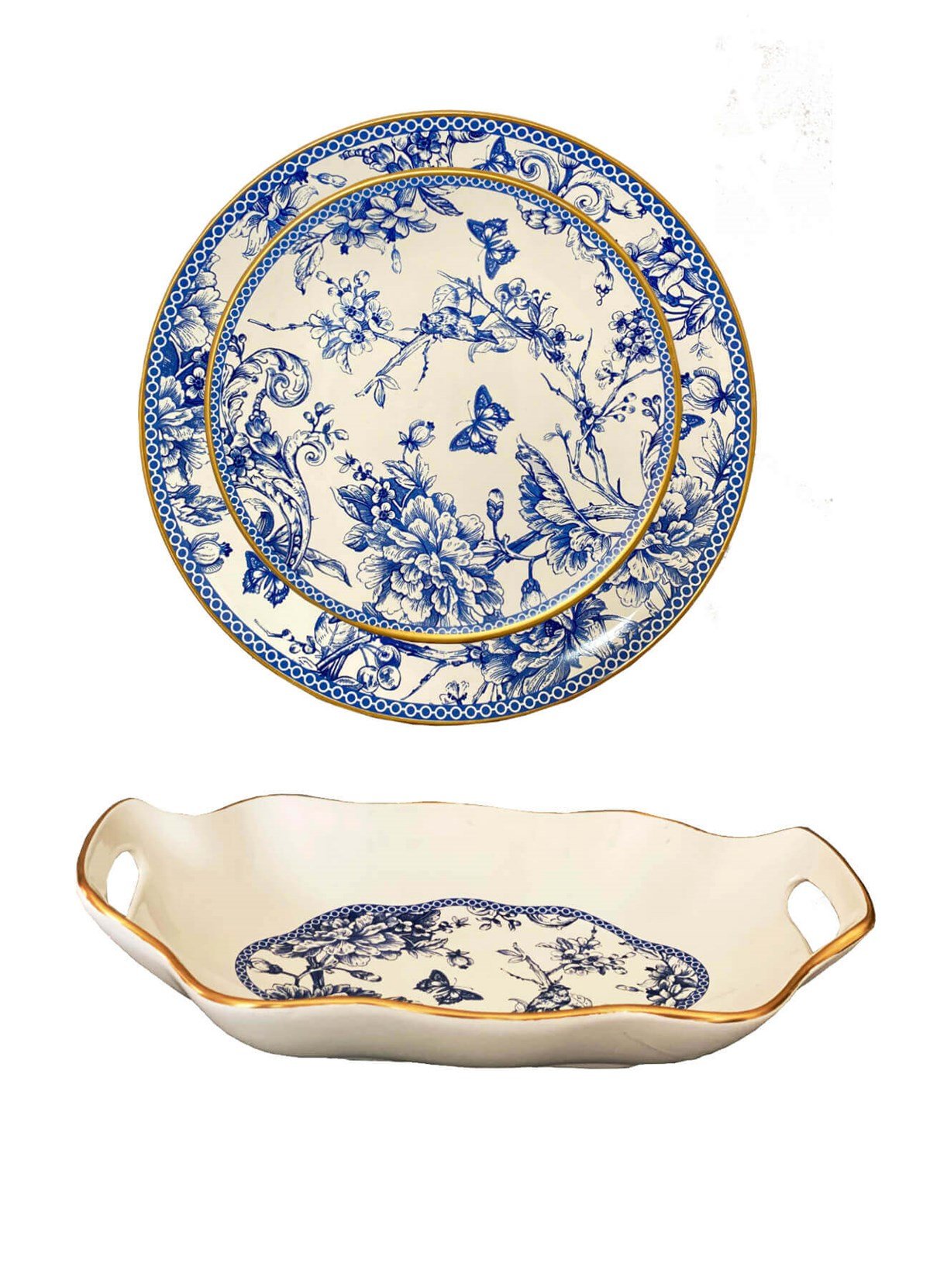 Stoneware Servis Ve Pasta Tabağı Set 
