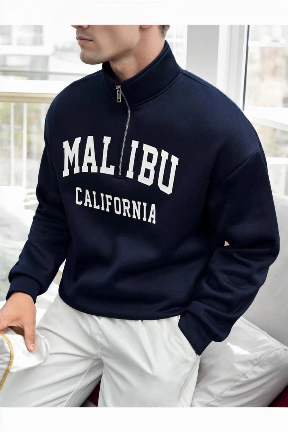 47695 Dewberry Mens Sweatshirt-LACİVERT