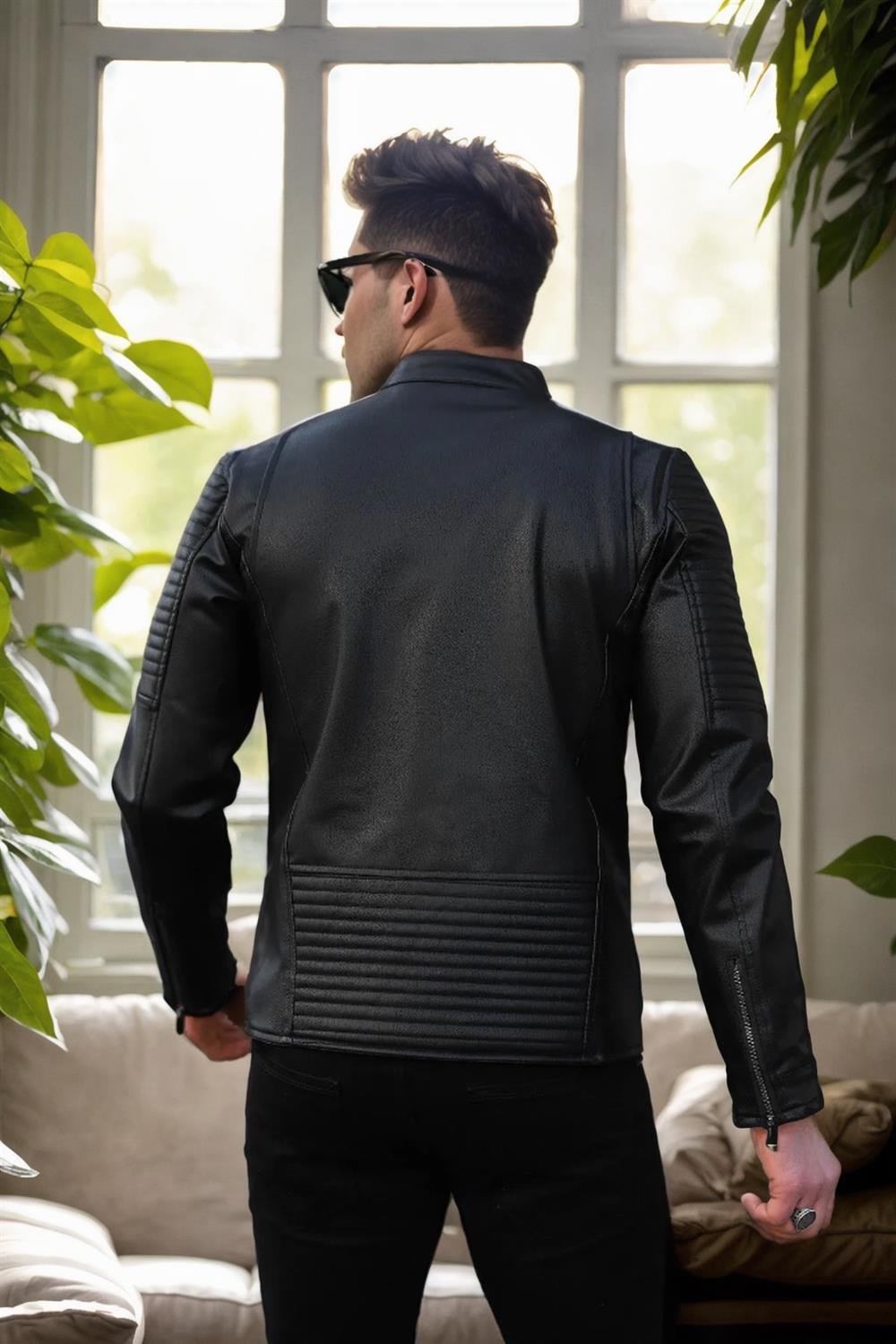 91591 Dewberry Mens Jacket-SİYAH