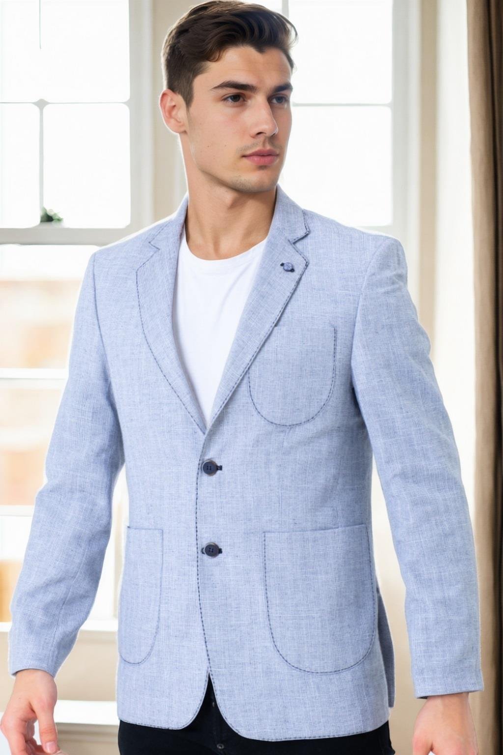 C9059 DEWBERRY ERKEK CEKET-LACİVERT-2