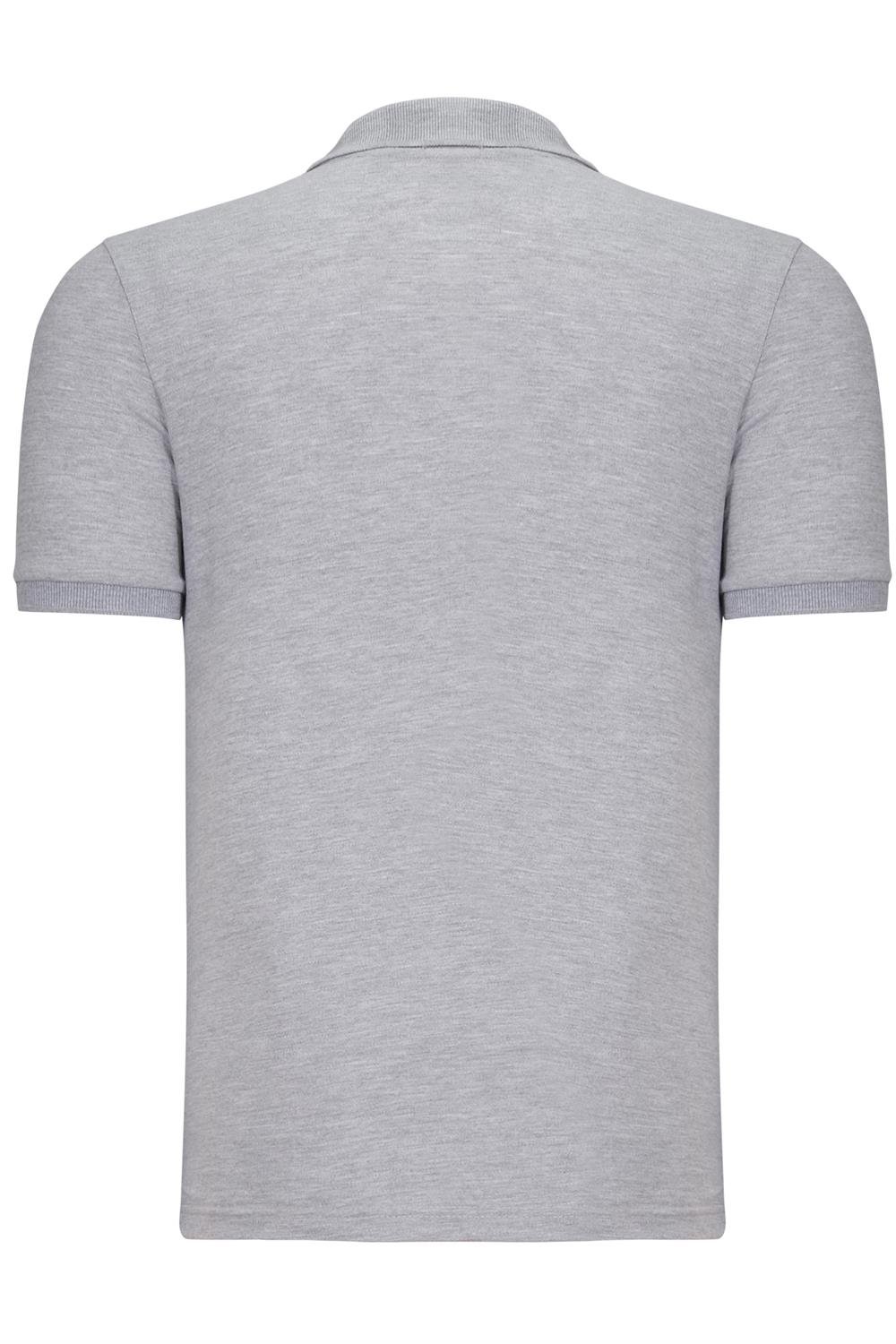 İKİLİ SET T8561 DEWBERRY ERKEK TSHIRT-GRİ - LACİVERT