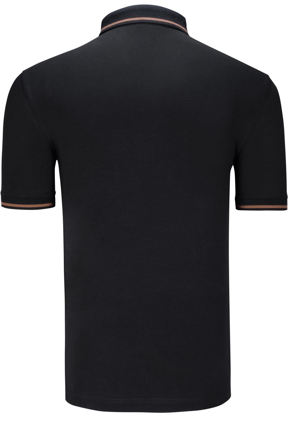 İKİLİ SET T8586 DEWBERRY ERKEK T-SHIRT-SİYAH-SAKS