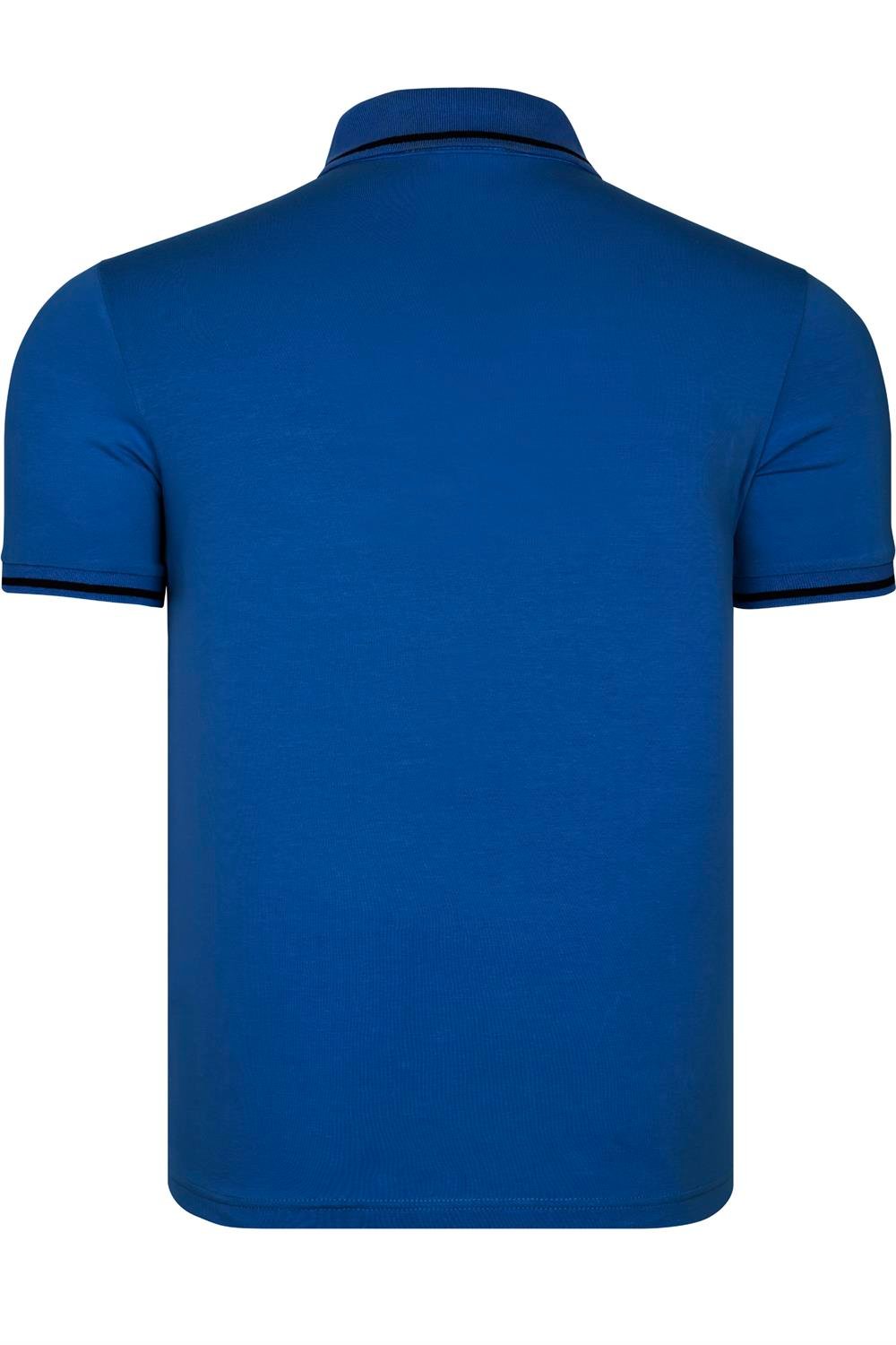 İKİLİ SET T8586 DEWBERRY ERKEK T-SHIRT-SİYAH-SAKS