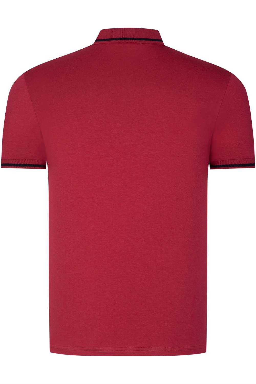 İKİLİ SET T8586 DEWBERRY ERKEK T-SHIRT-BORDO-LACİVERT