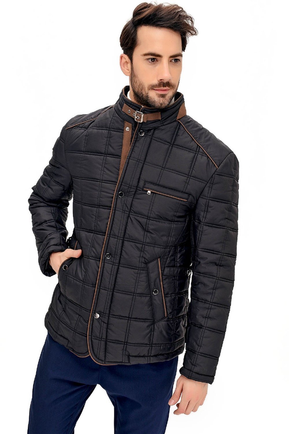 M8640 DEWBERRY ERKEK MONT-SİYAH