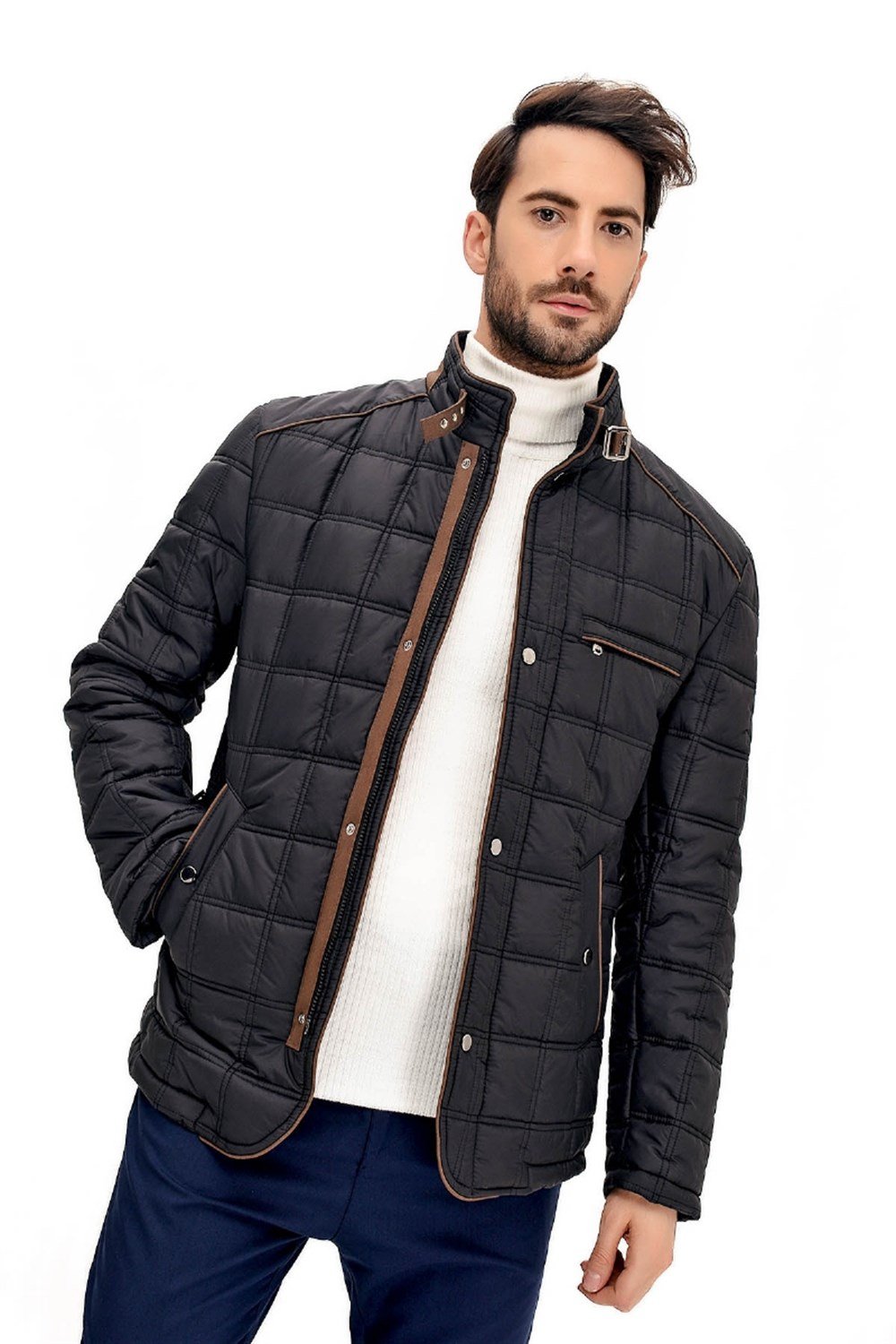 M8640 DEWBERRY ERKEK MONT-SİYAH