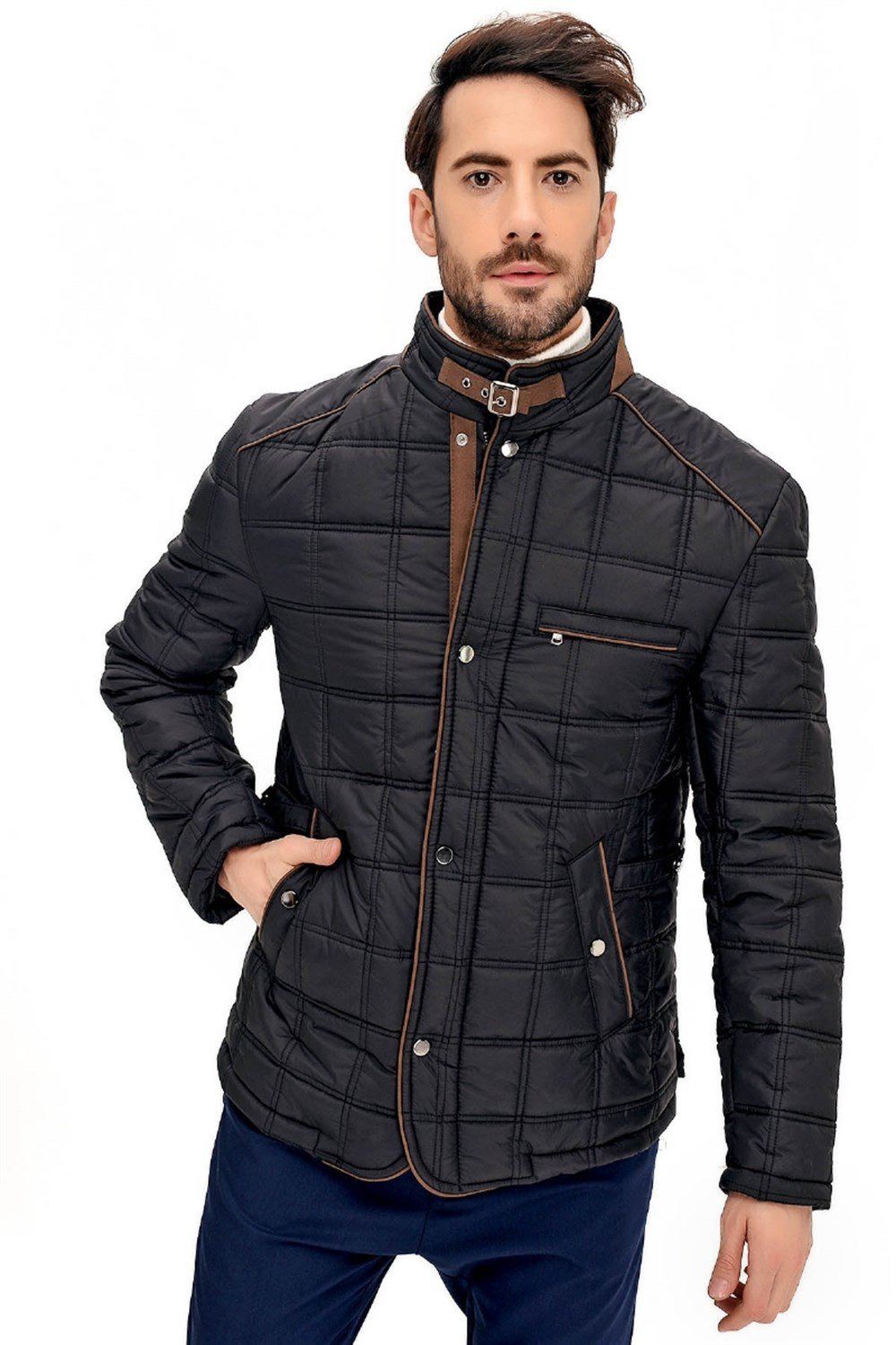 M8640 DEWBERRY ERKEK MONT-SİYAH