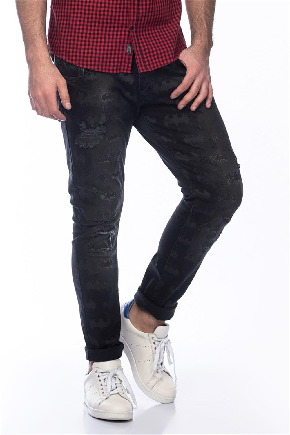 P027 DEWBERRY PRODIGY JEAN SLIM FIT PANT-SİYAH