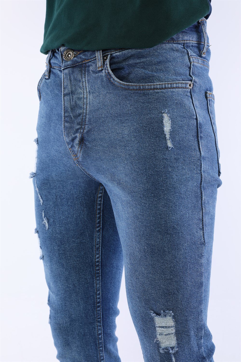 P0697 DEWBERRY DUGARRY ERKEK KOT PANTOLON-MAVİ