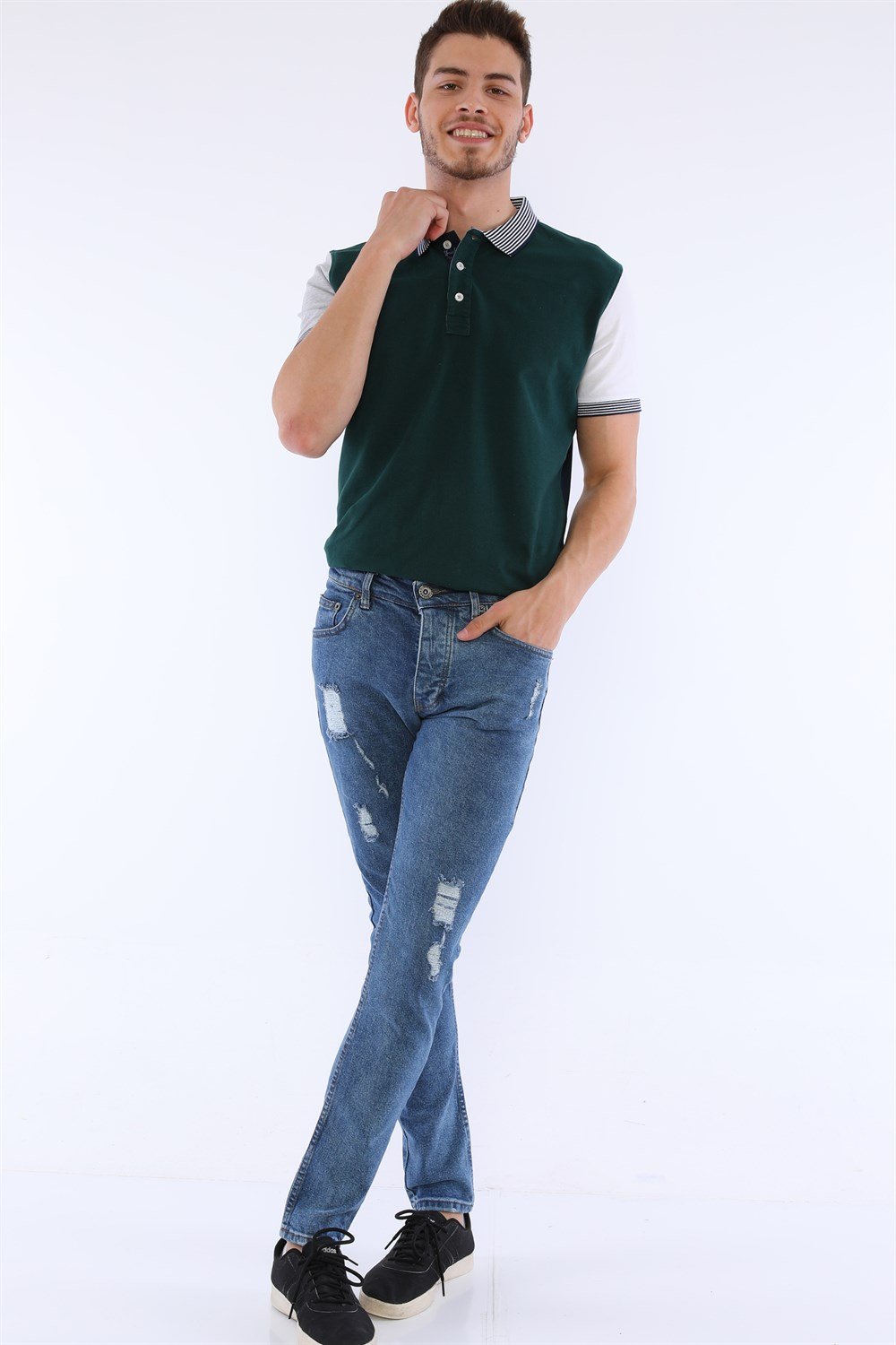 P0697 DEWBERRY DUGARRY ERKEK KOT PANTOLON-MAVİ