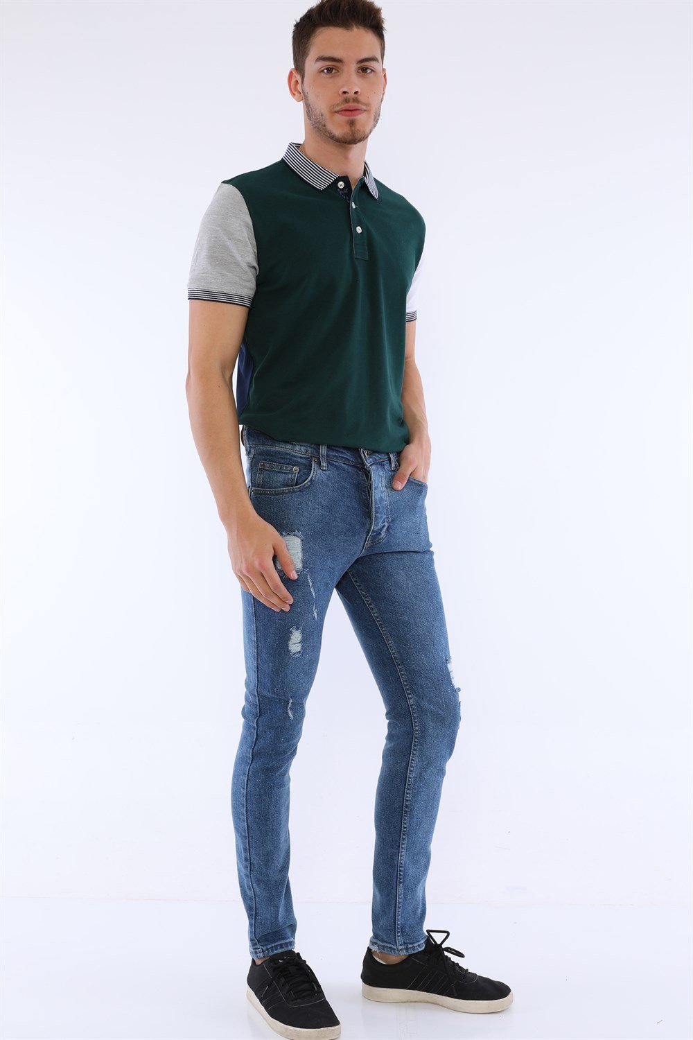 P0697 DEWBERRY DUGARRY ERKEK KOT PANTOLON-MAVİ