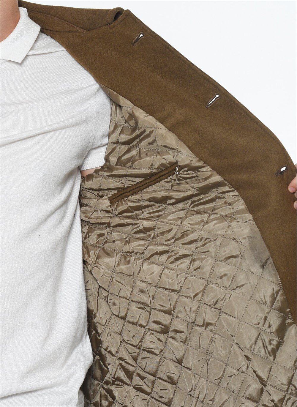 PLT7226 DEWBERRY BATTAL PALTO-CAMEL