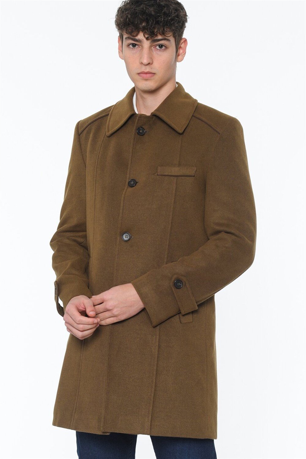 PLT7226 DEWBERRY BATTAL PALTO-CAMEL