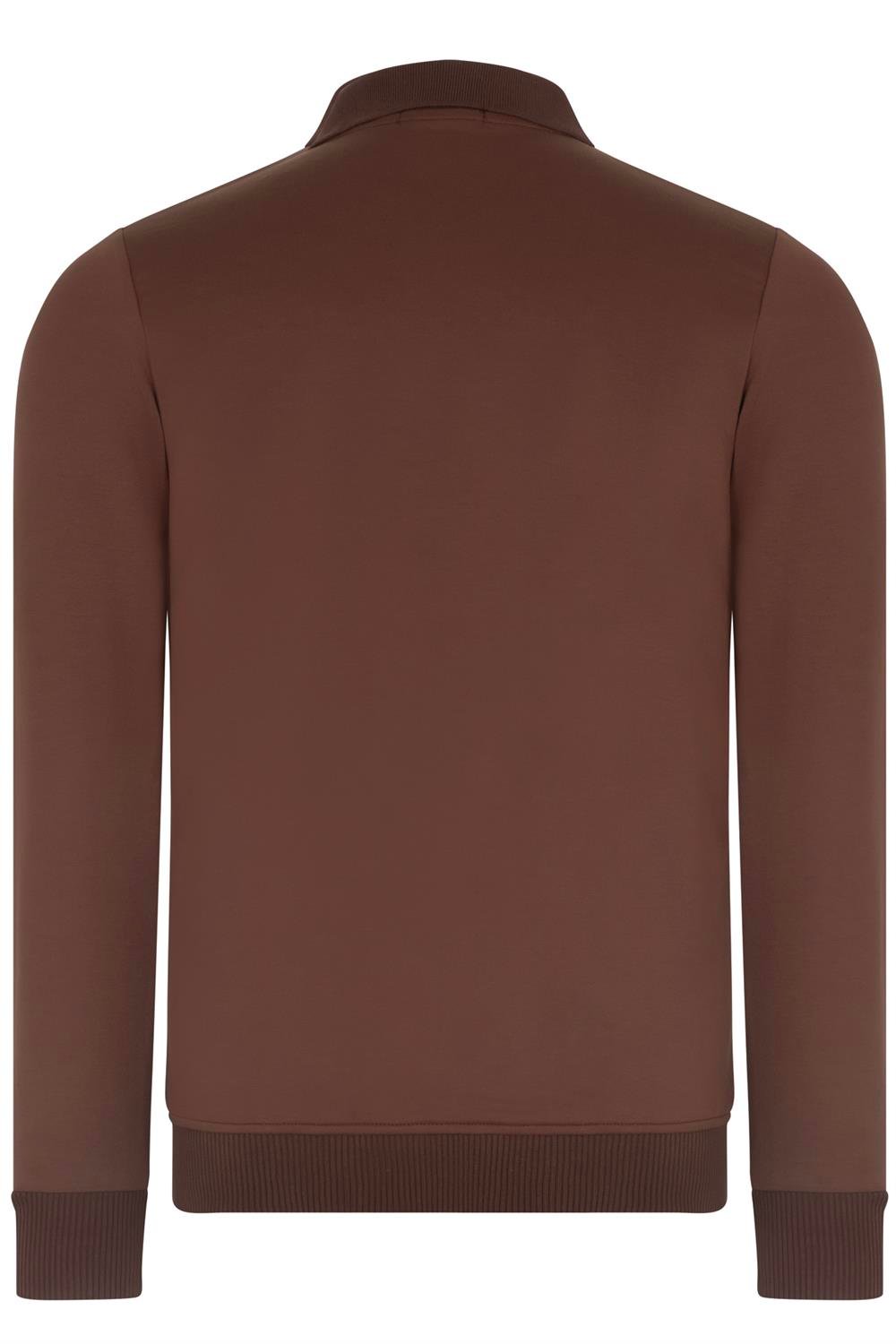 V4007 DEWBERRY ERKEK SWEATSHIRT-KAHVE