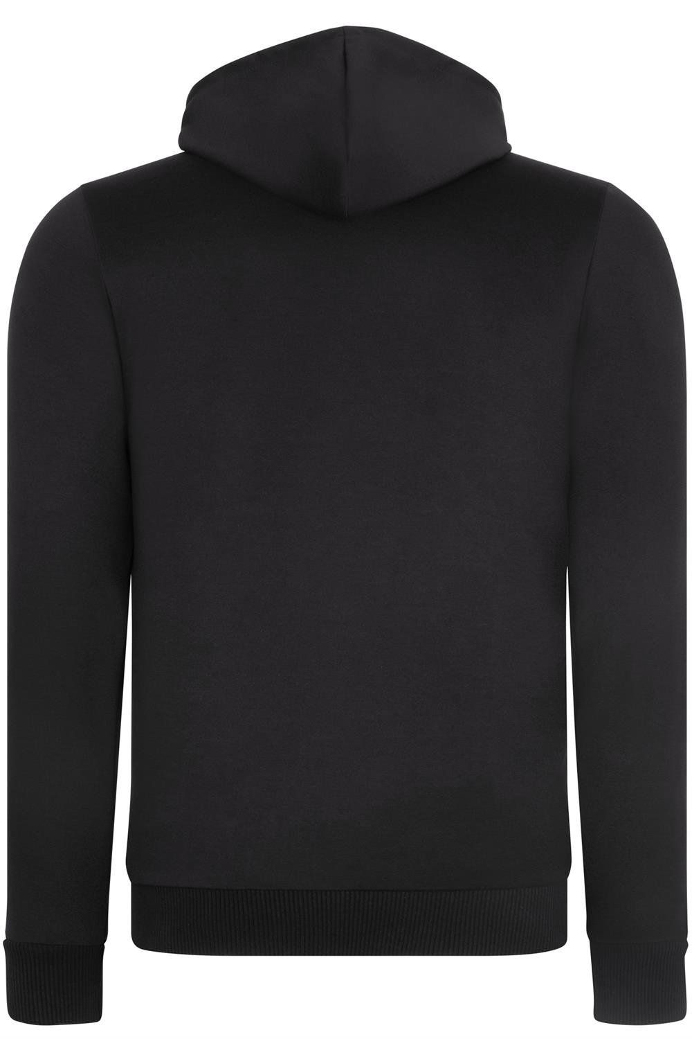 V4011 DEWBERRY ERKEK KAPŞONLU SWEATSHIRT-SİYAH