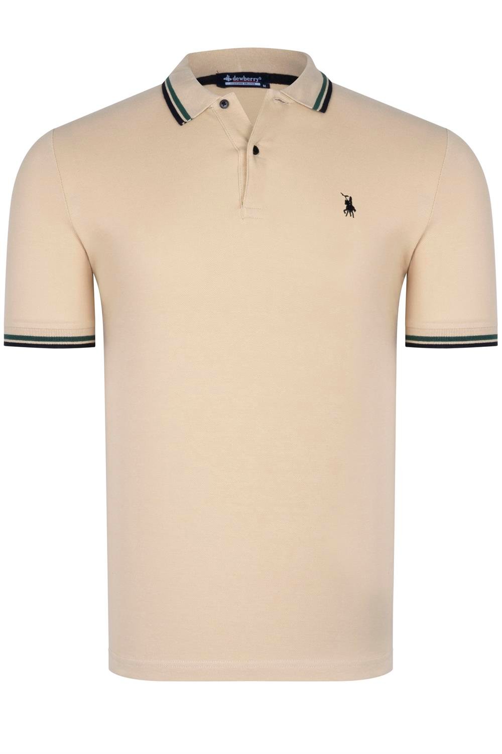 YEDİLİ SET T8594 DEWBERRY ERKEK T-SHIRT-SİYAH-BEYAZ-LACİVERT-AÇIK MAVİ-YEŞİL-KOYU MAVİ-BEJ