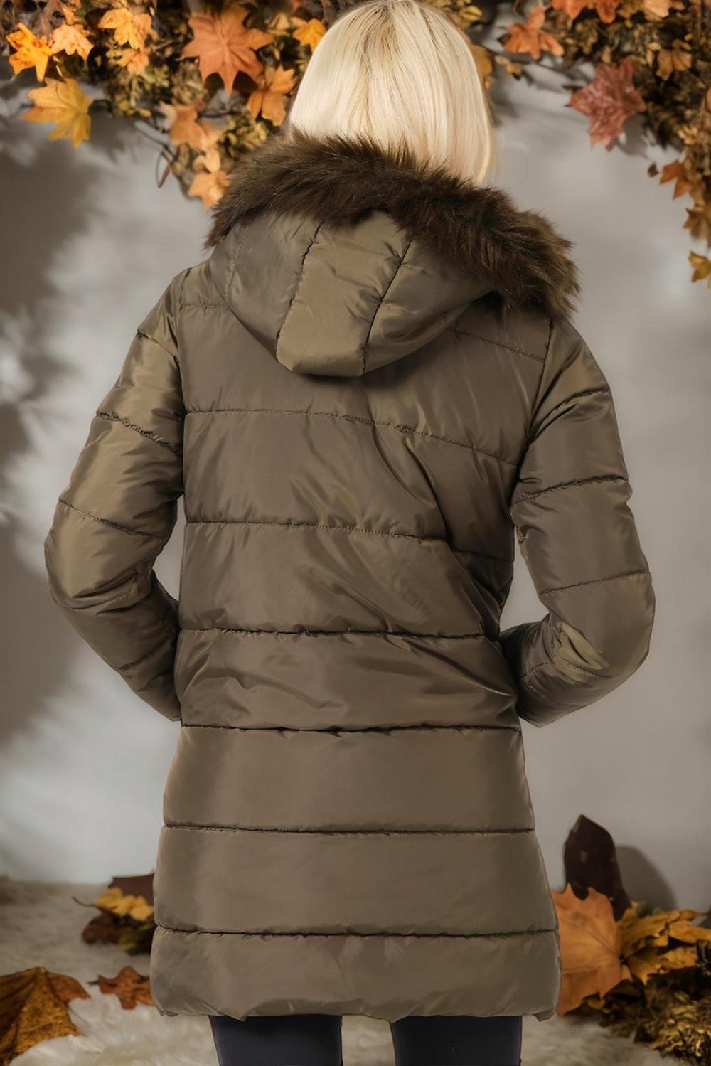 Z6745 DEWBERRY BAYAN KABAN-DÜZ HAKİ