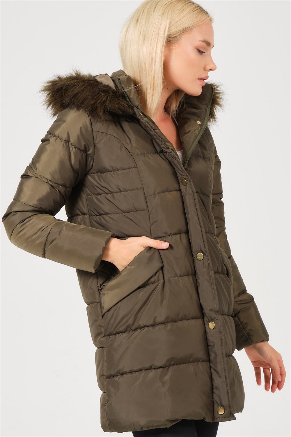 Z6745 DEWBERRY BAYAN KABAN-HAKİ