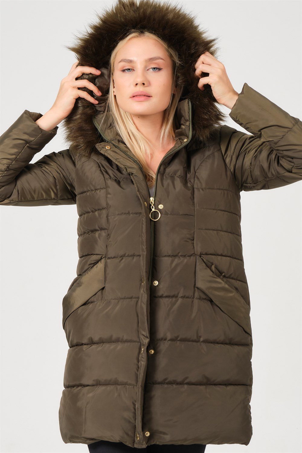 Z6745 DEWBERRY BAYAN KABAN-HAKİ