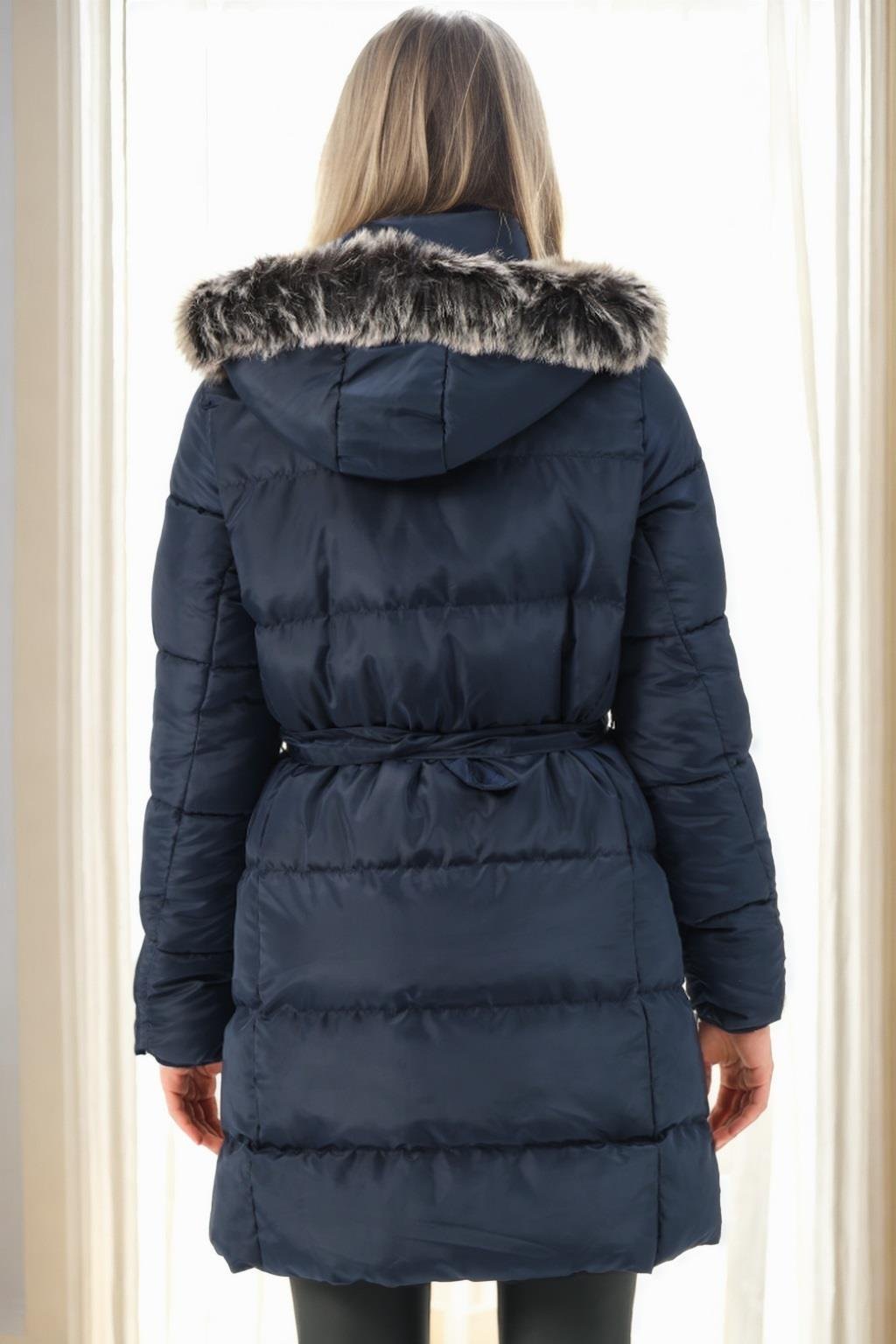 Z6768 DEWBERRY BAYAN KABAN-LACİVERT-1