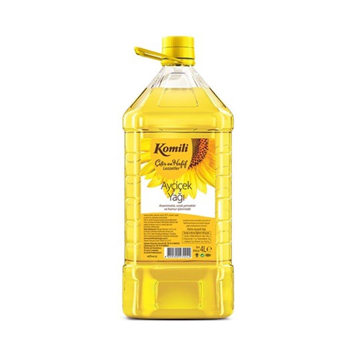 KOMİLİ AYÇİÇEK YAĞI PET 4 LTAYÇİÇEK YAĞIKOMİLİ5033663