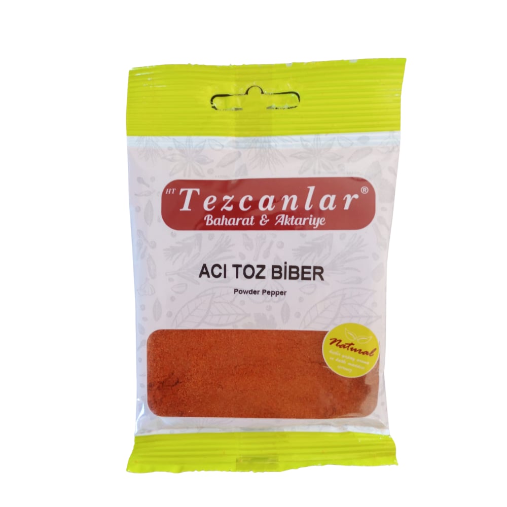 TEZCANLAR ACI TOZ BİBER 40 GRBAHARATTEZCANLARST00562