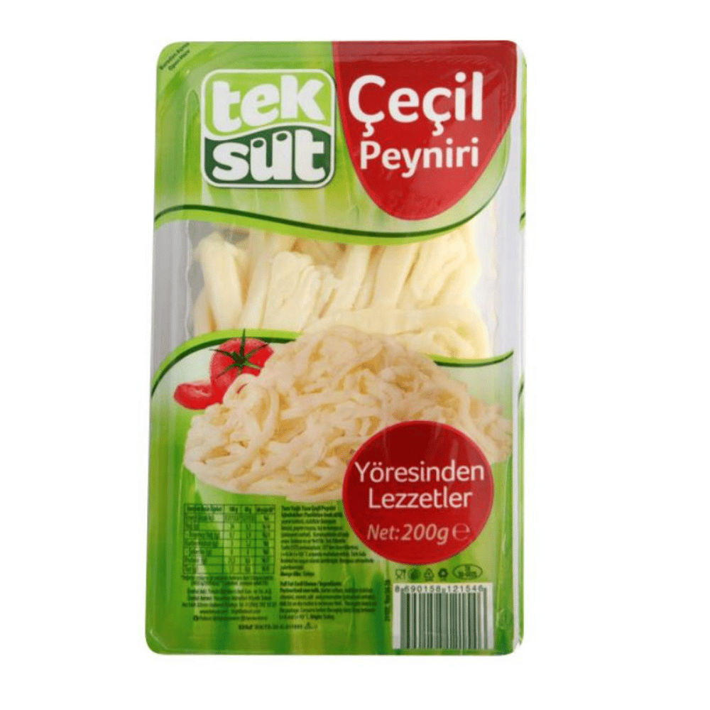 TEKSÜT ÇEÇİL PEYNİRİ 200 GRBEYAZ PEYNİRMarkasızTEKSUT200C