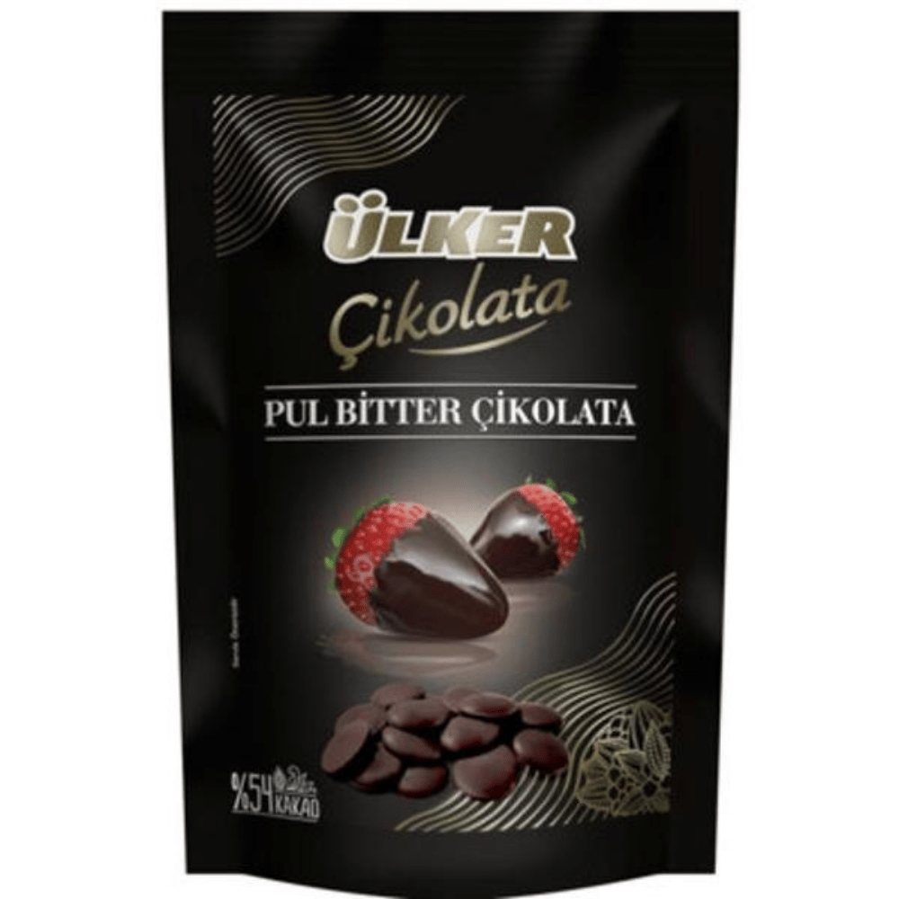 ÜLKER PUL ÇİKOLATA %54 BİTTER 100 GRBİTTER ÇİKOLATAÜLKER180901