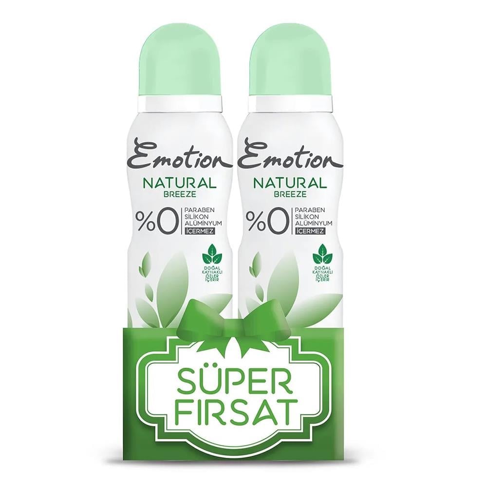 EMOTİON NATURAL BREEZE DEODORANT 150 ML X 2DEODORANTEMOTİON513227
