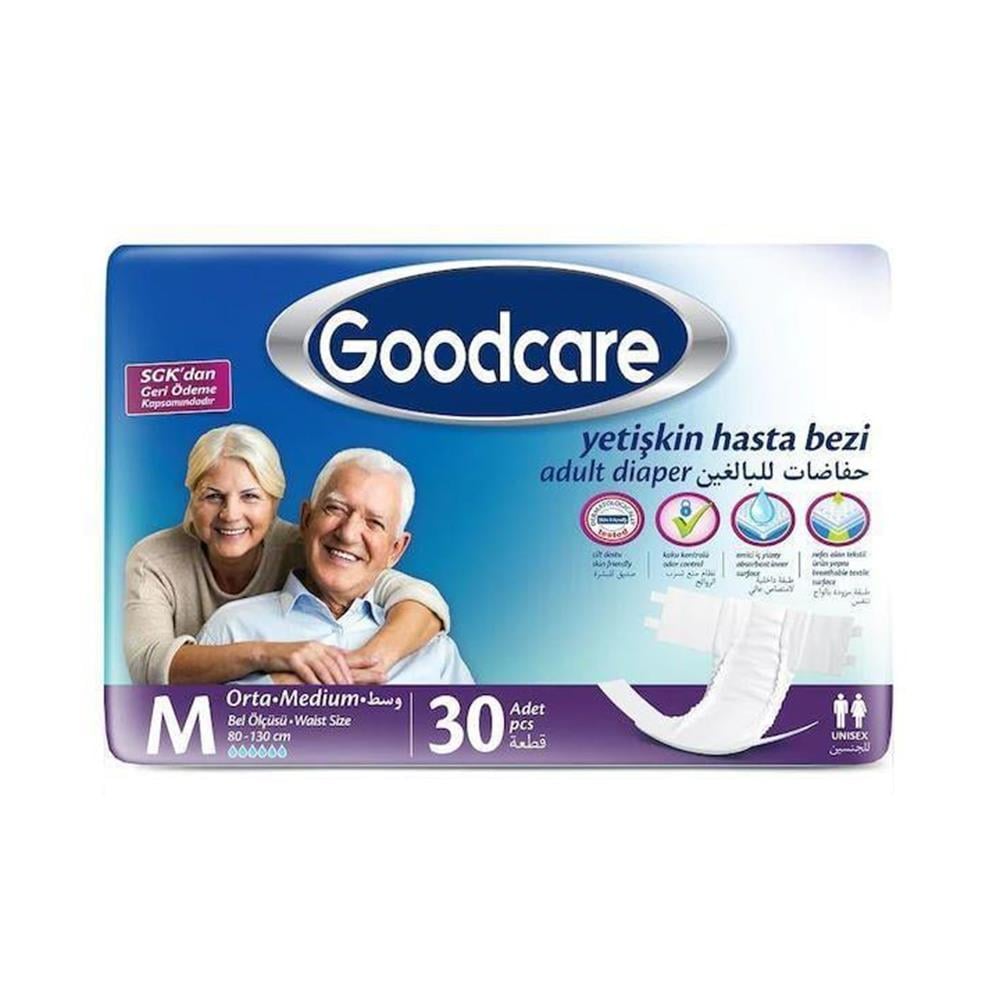 GOODCARE YETİŞKİN BEZİ MEDİUM 30 LUHASTA BAKIM ÜRÜNLERİGOODCARE50003877
