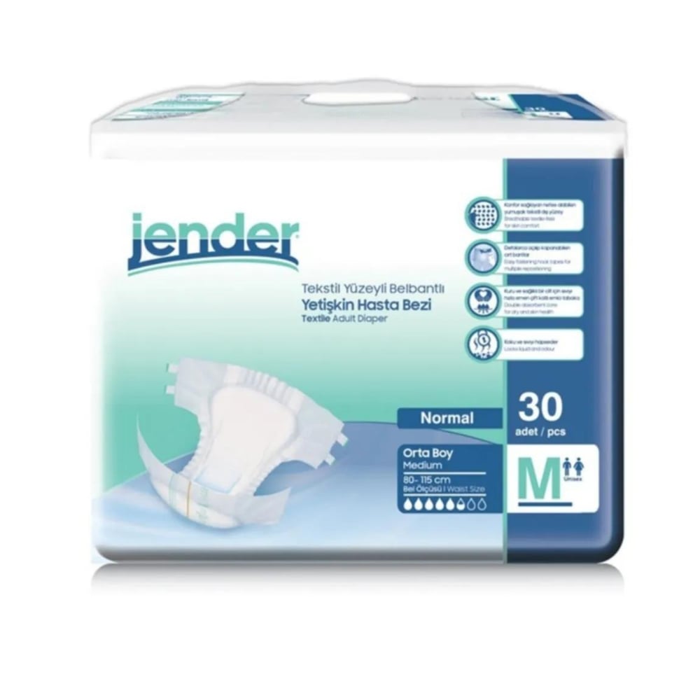 JENDER HASTA BEZİ MEDİUM 30'LUHASTA BAKIM ÜRÜNLERİJENDER1901