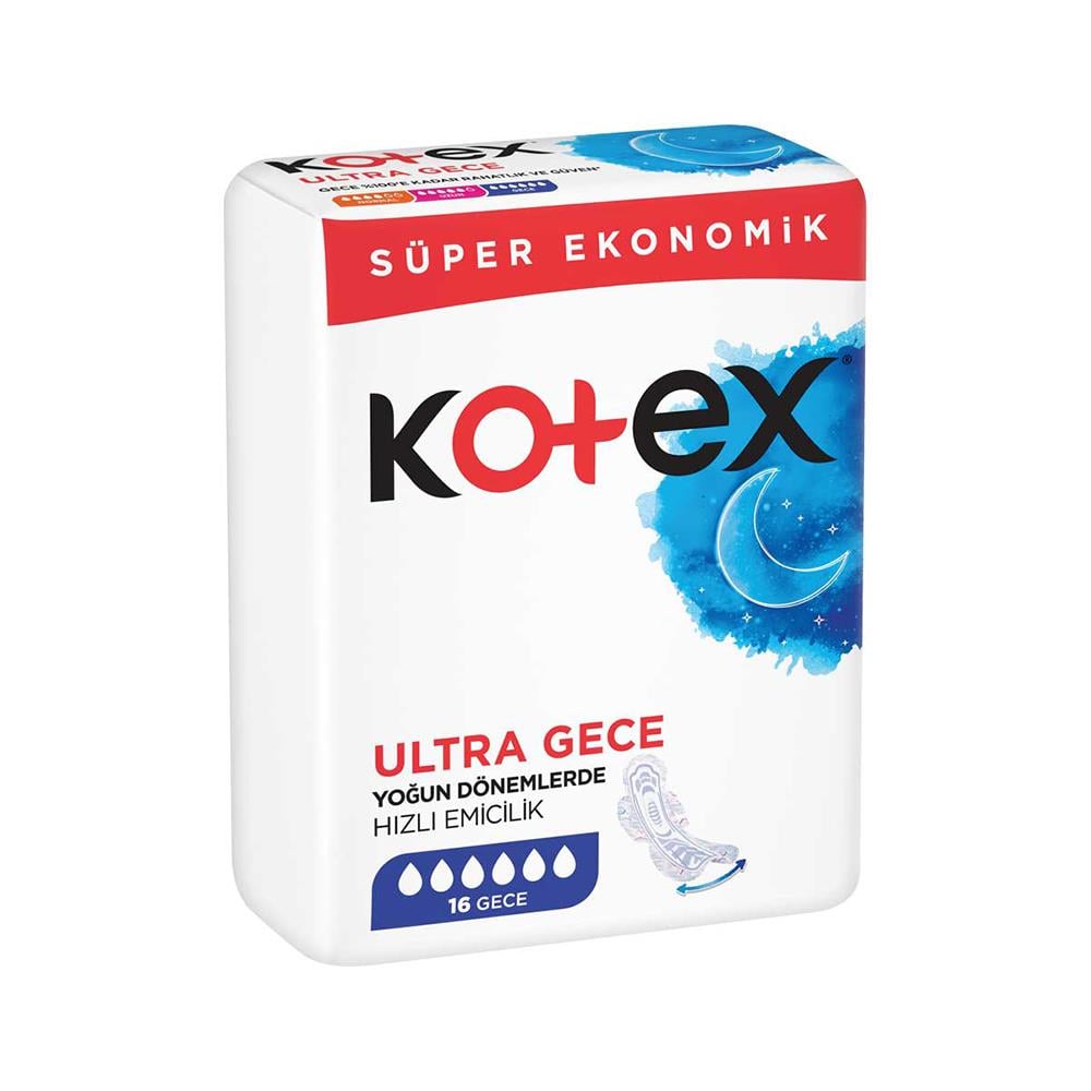 KOTEX ULTRA QUADRO GECE 16'LIHİJYENİK PEDKOTEX31003130