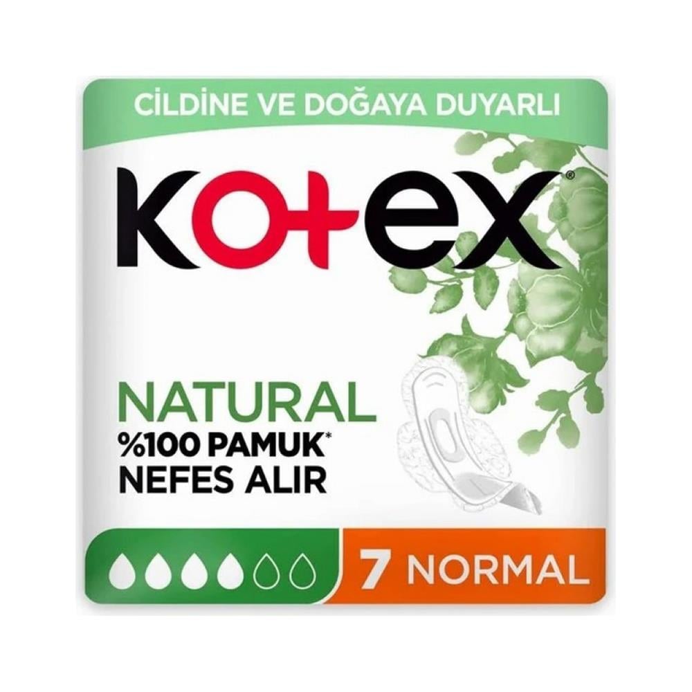 KOTEX NATURAL ULTRA SİNGLE NORMAL 7'LİHİJYENİK PEDKOTEX9270