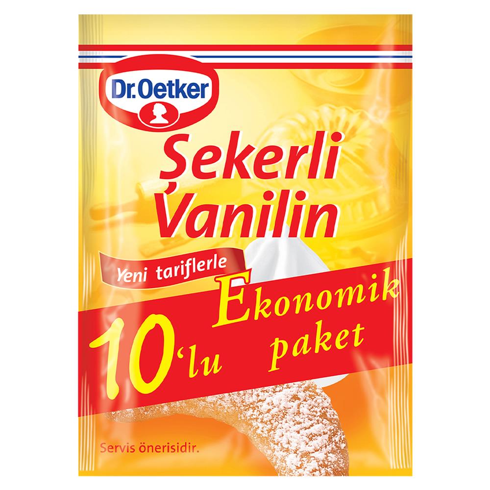 DR.OETKER ŞEKERLİ VANİLİN 10 LUKABARTMA TOZU VANALİN ŞEKERİDR.OETKER109923