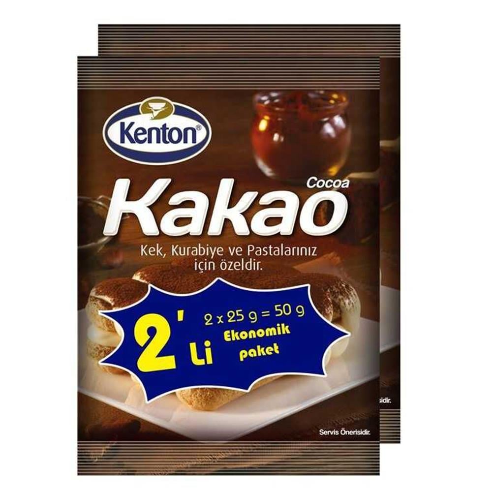 KENTON KAKAO 25 GR 2'Lİ EKO PAKETKAKAOKENTONKNT8690547191204