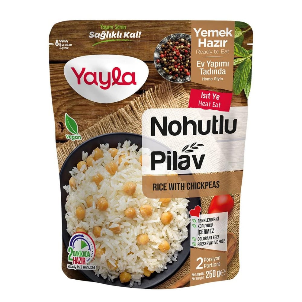 YAYLA NOHUTLU PİRİNÇ PİLAVI 250 GRKategorisizMarkasızS8693374257785