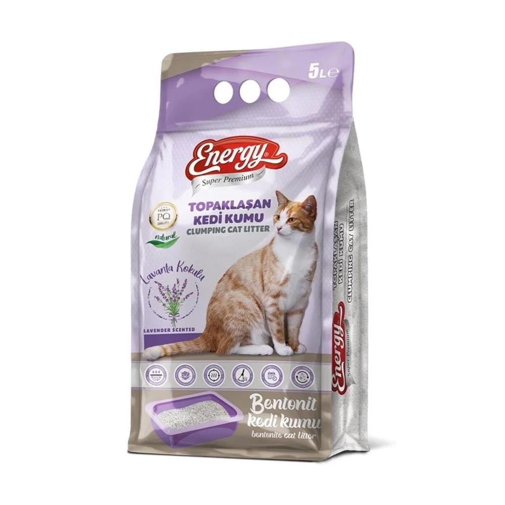 ENERGY KEDİ KUMU LAVANTA KOKULU 10 LTKEDİ KUMUENERGY4243