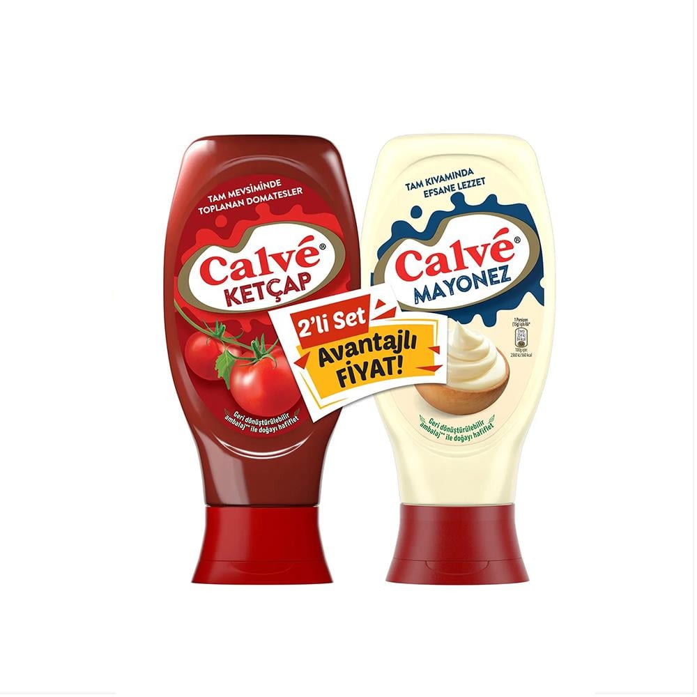 CALVE KETCAP+MAYONEZ 2‘Lİ 810 GRKETÇAPCALVE69771705