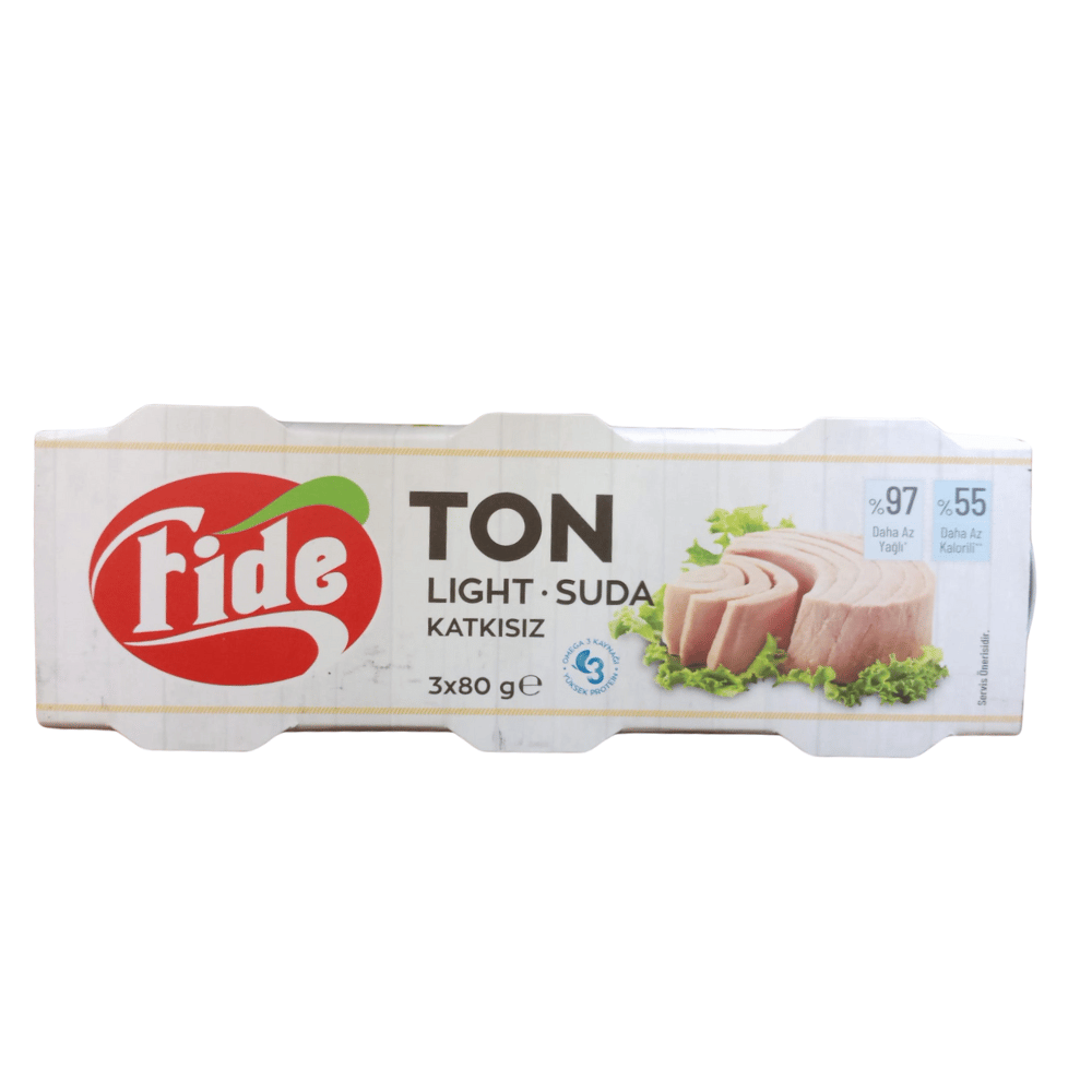FİDE TON BALIĞI LİGHT 3*80 GR BEYAZKONSERVEFİDE4343