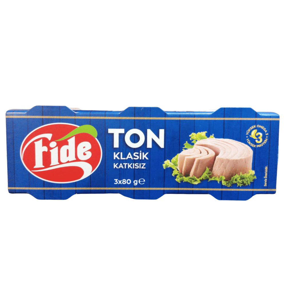 FİDE TON BALIĞI KLASİK 3*80 GR MAVİKONSERVEFİDE4487