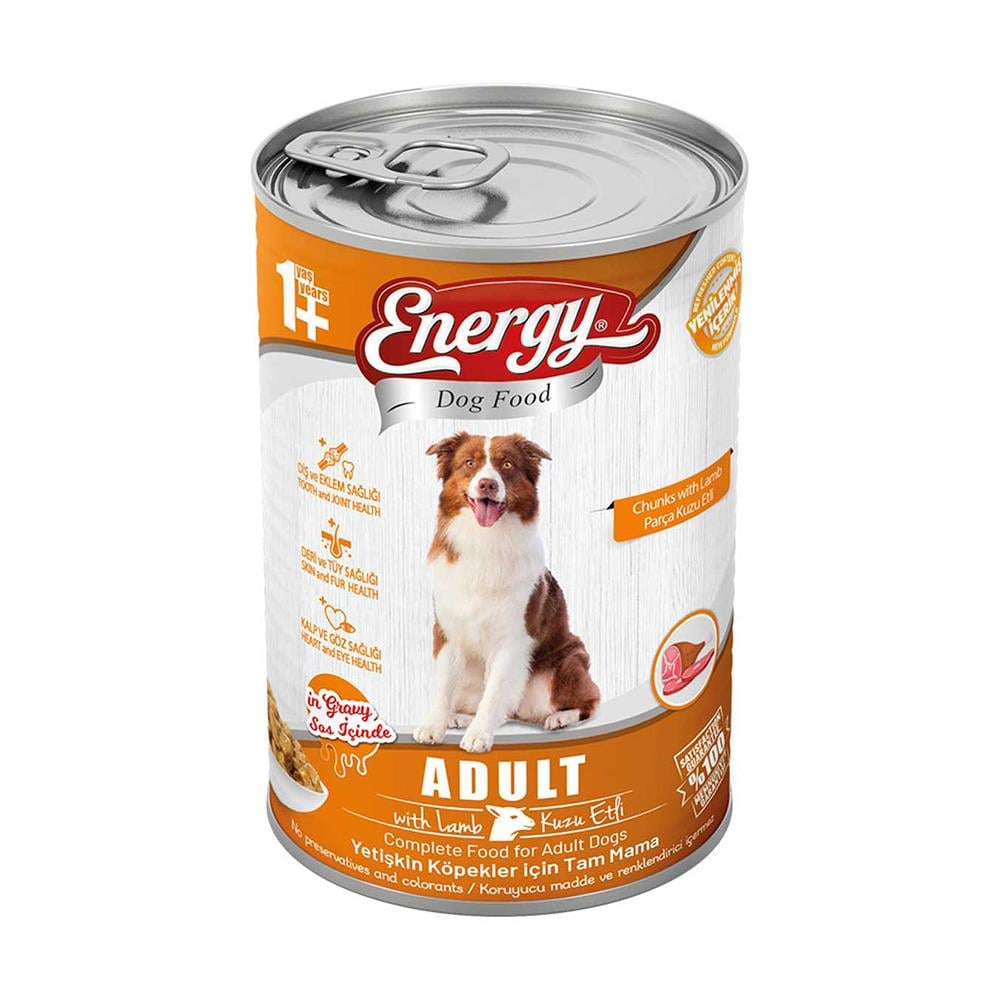 ENERGY 415GR YETİŞKİN KÖPEK MAMASI KUZU ETLİMAMAENERGY3163