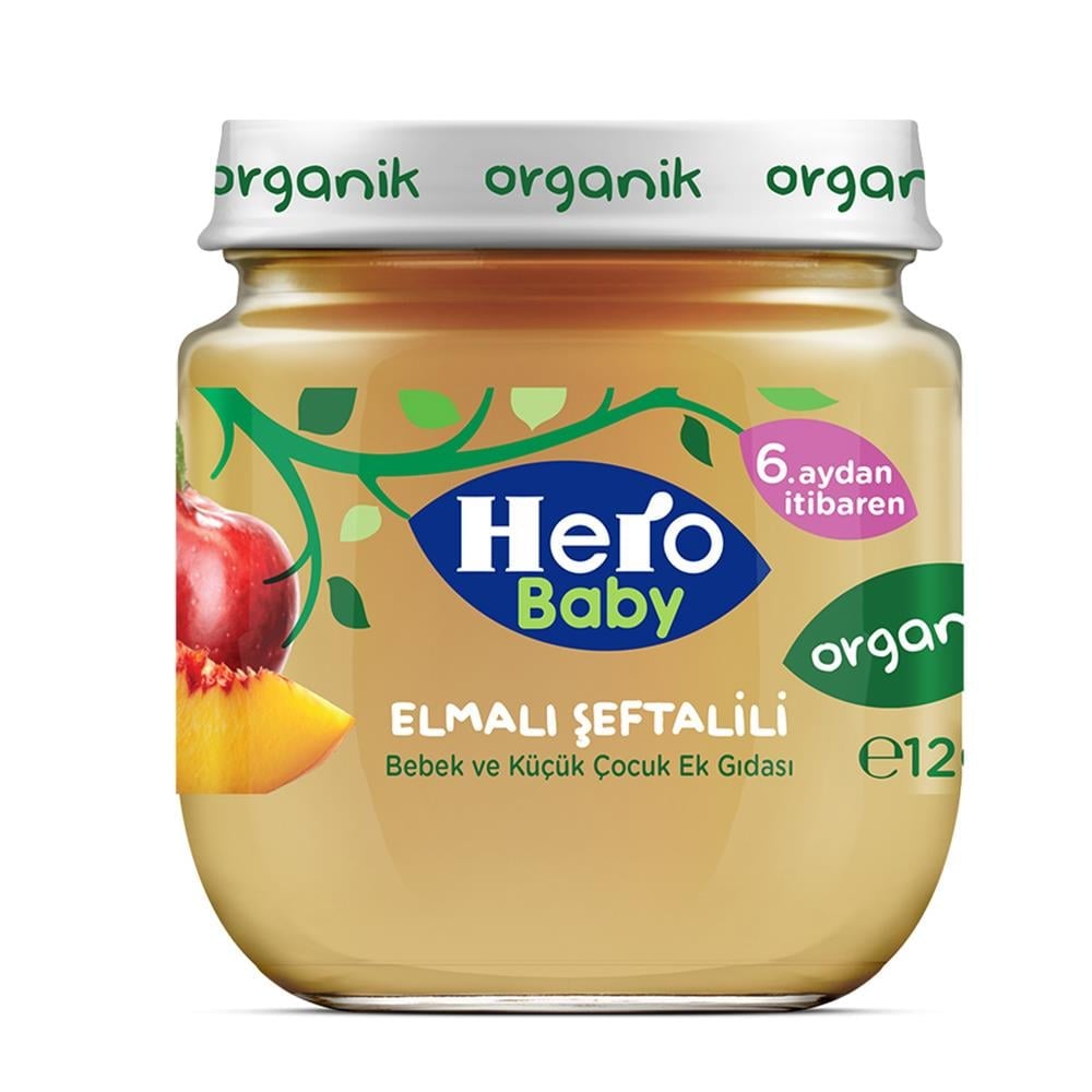 HB ORGANİK ELMA ŞEFTALİ 120GMEYE SUYUAROMA598205