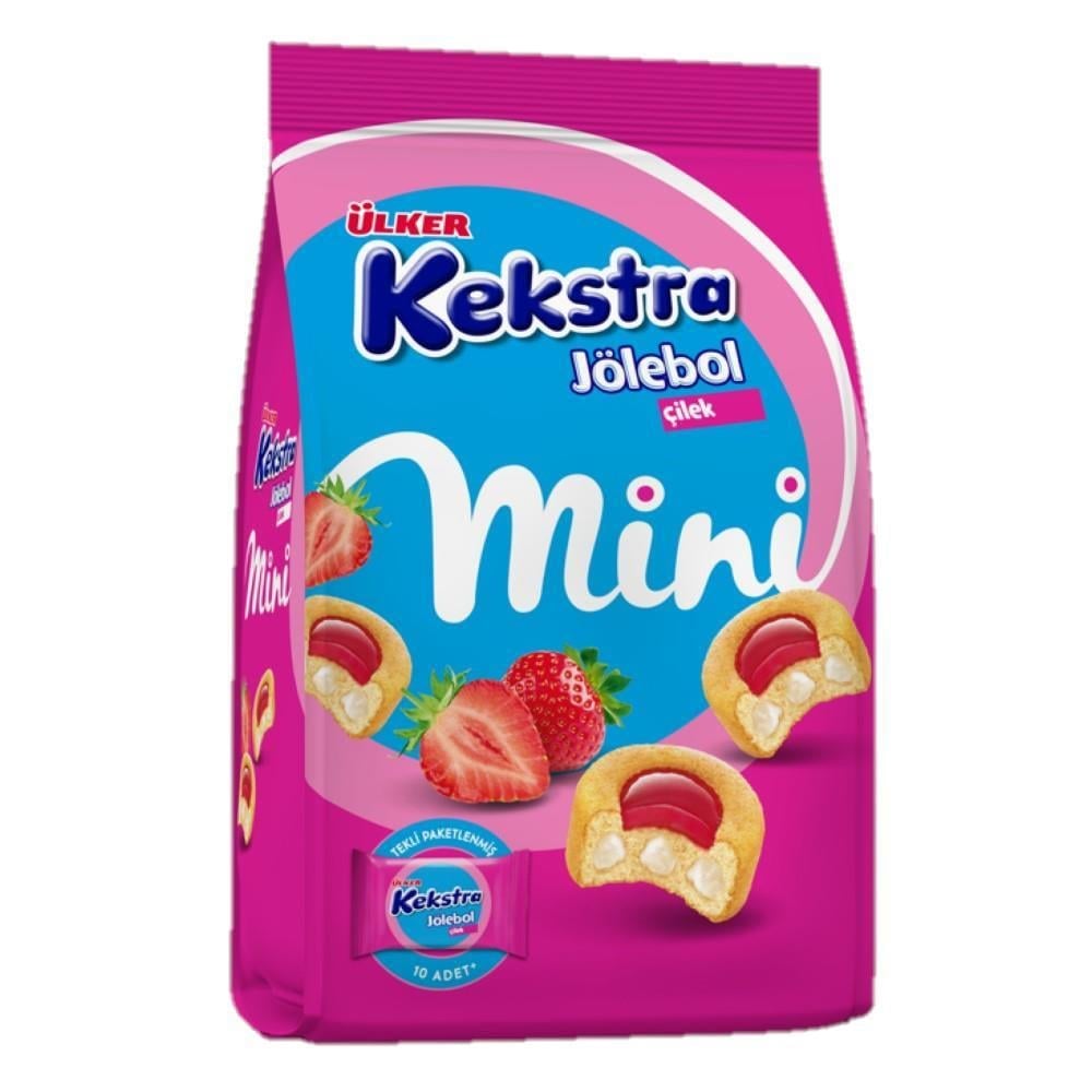 ÜLKER KEKSTRA MİNİ ÇİLEK 150GMİNİ KEKÜLKER0082300