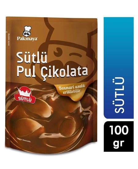 PAKMAYA PUL ÇİKOLATA SÜTLÜ 100 GRPASTA YARDIMCILARIPAKMAYAPAK40