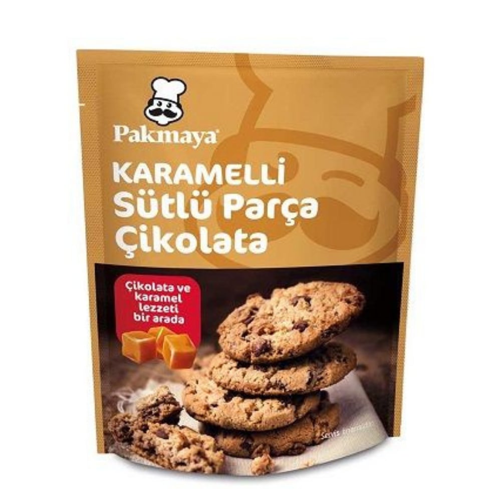 PAKMAYA KARAMELLİ SÜTLÜ PARÇA ÇİKOLATA 70 GRPASTA YARDIMCILARIPAKMAYAPAK44